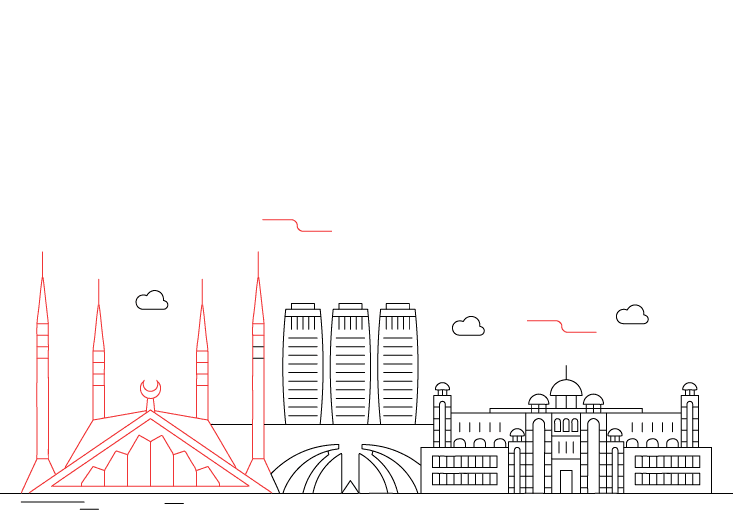 Islamabad, Pakistan illustration