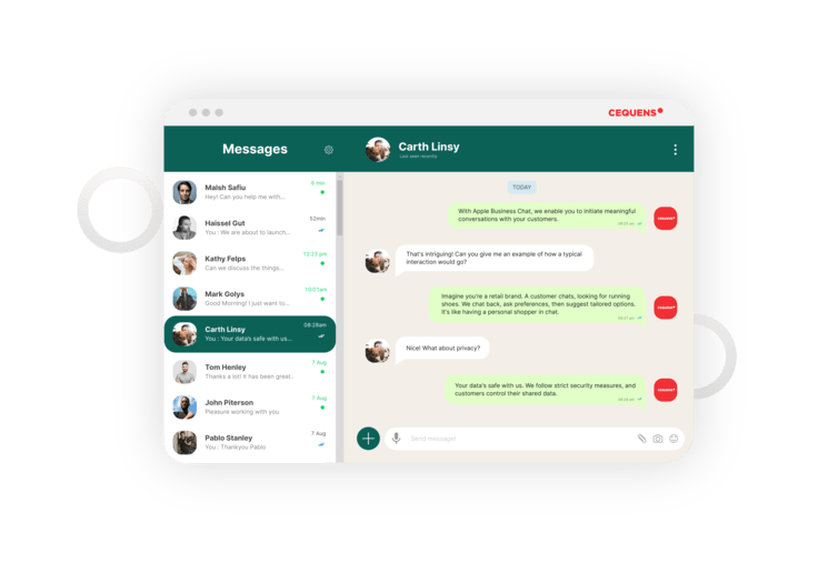WhatsApp for Business API - Communication API | CEQUENS