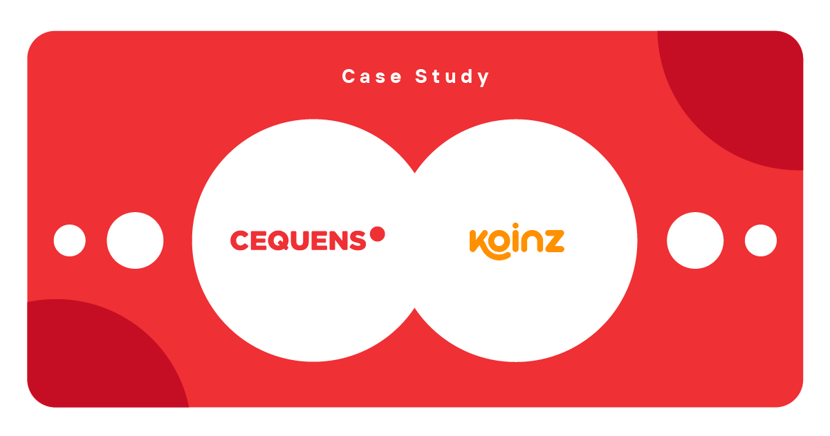 CEQUENS and KOINZ logos