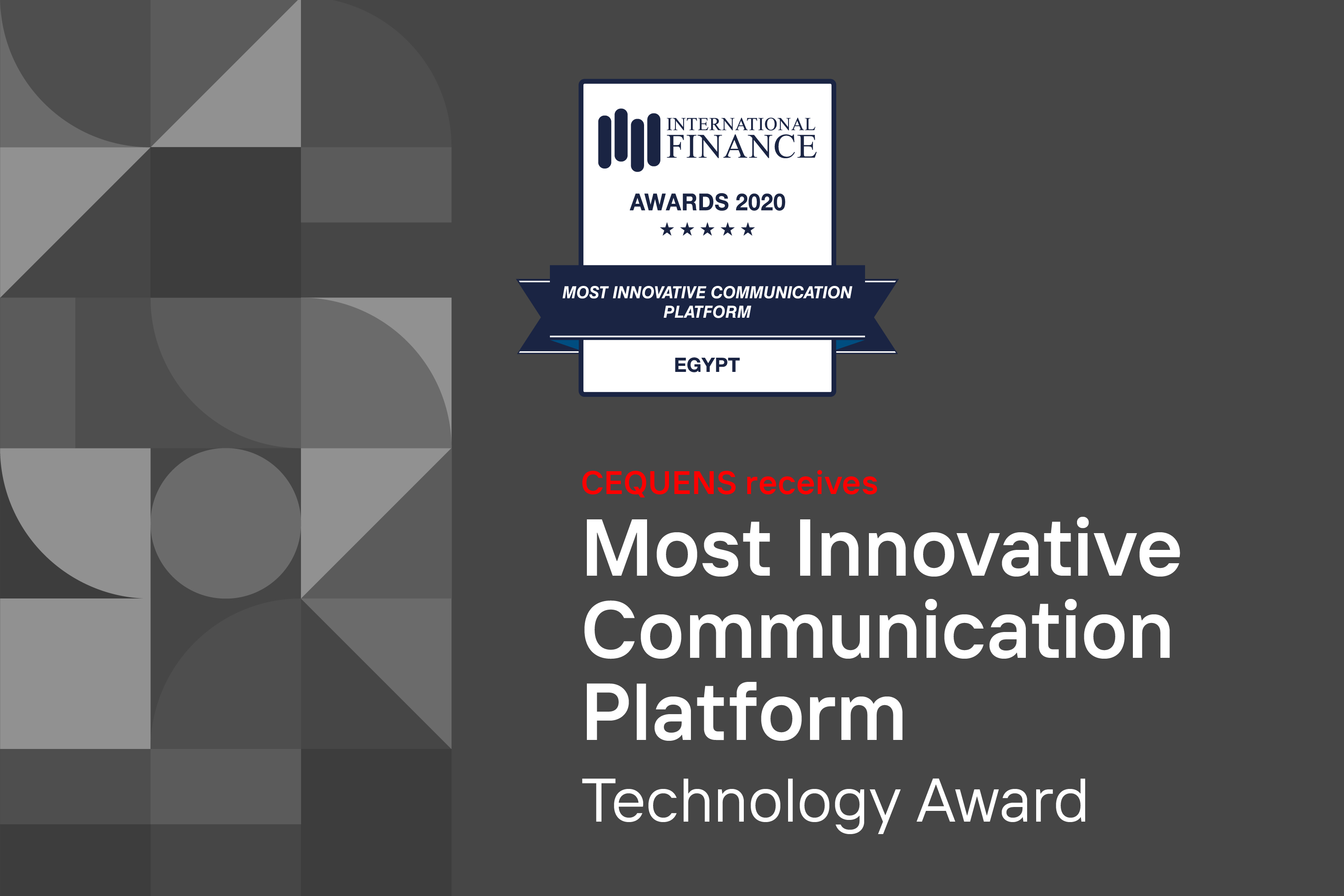 CEQUENS wins IFM 'Most Innovative Communication Platform' Award