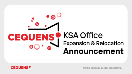 The power of the dot in full force: CEQUENS KSA expands and relocates to new office
