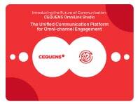 Unveiling early access to CEQUENS OmniLink Studio: Next-gen communication solution for businesses