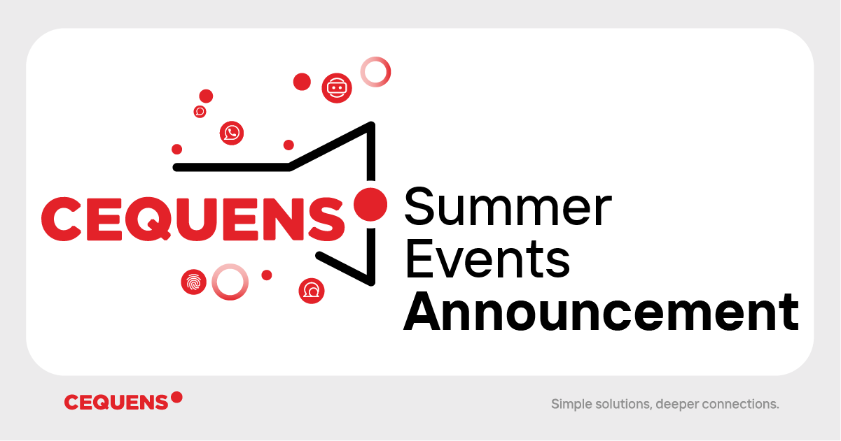 Summer events announcement from CEQUENS
